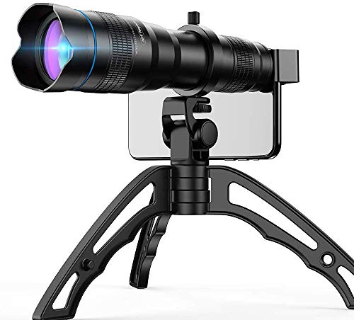 Apexel High Power 36X HD Telephoto Lens with Phone Tripod for iPhone Samsung Pixel One Plus Huawei Lens Attachment