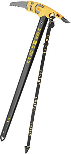 Lightweight Grivel GZERO Ice Axe 74 for Classical Alpinism, Black