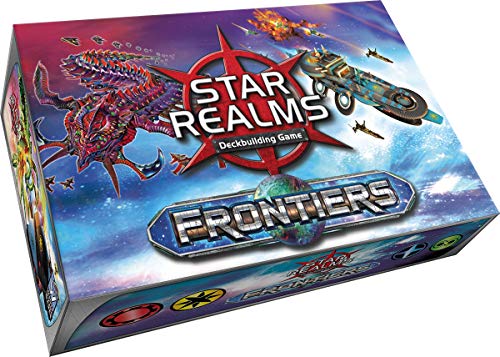 Star Realms: Frontiers – Card Game Expansion for Adults and Kids – 1-4 Players – Card Games for Family – 20-45 Mins of Gameplay – Games for Family Game Night – Card Games for Kids and Adults Ages 12+